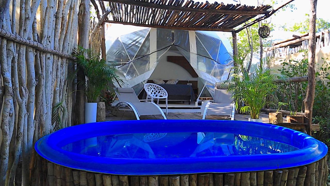 Glamping Tulum With Private Mini Pool Hotel Kültér fotó